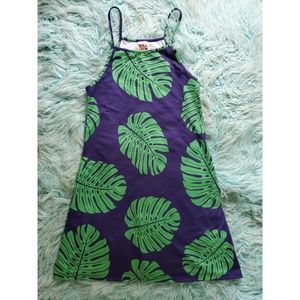 Hawaiian print girls dress